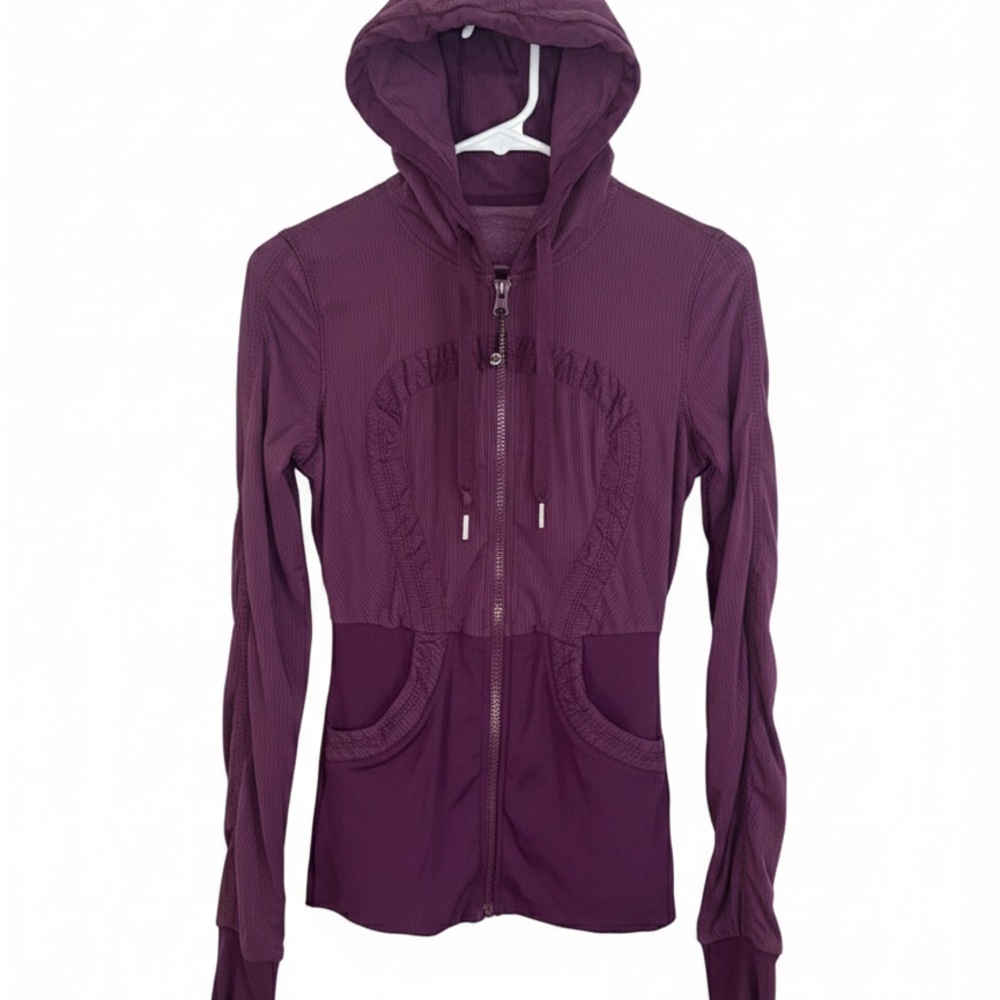 Lululemon Athletica Plum Hooded Jacket